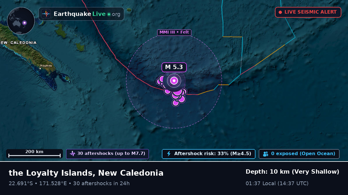 South Pacific Ocean (New Caledonia)