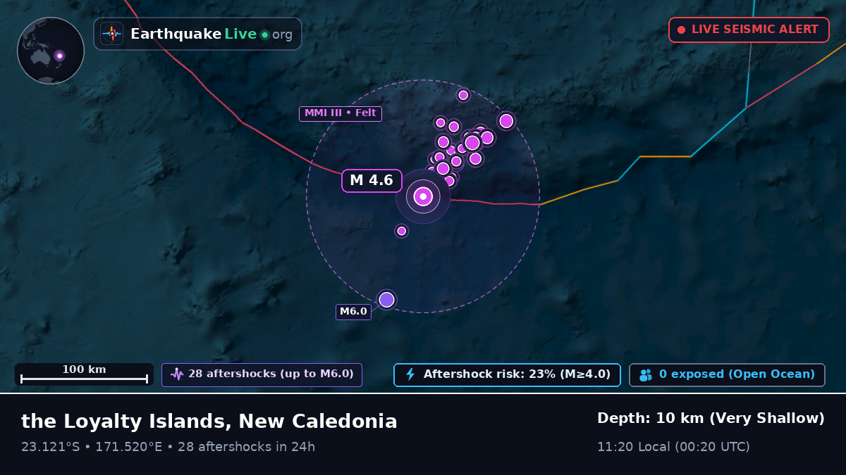 South Pacific Ocean (New Caledonia)