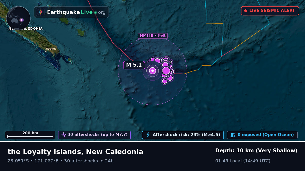 South Pacific Ocean (New Caledonia)
