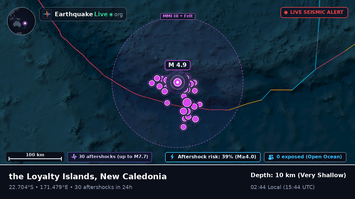 South Pacific Ocean (New Caledonia)