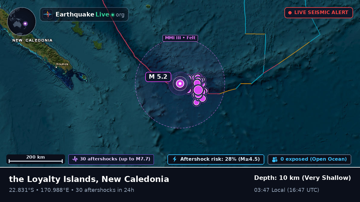 South Pacific Ocean (New Caledonia)