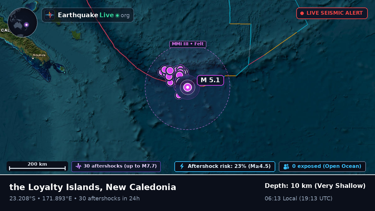 South Pacific Ocean (New Caledonia)