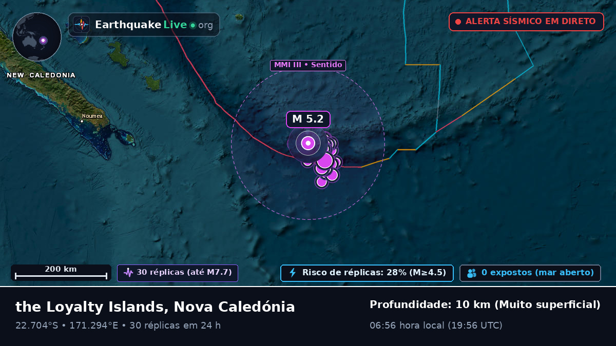 Oceano Pacífico Sul (Nova Caledónia)