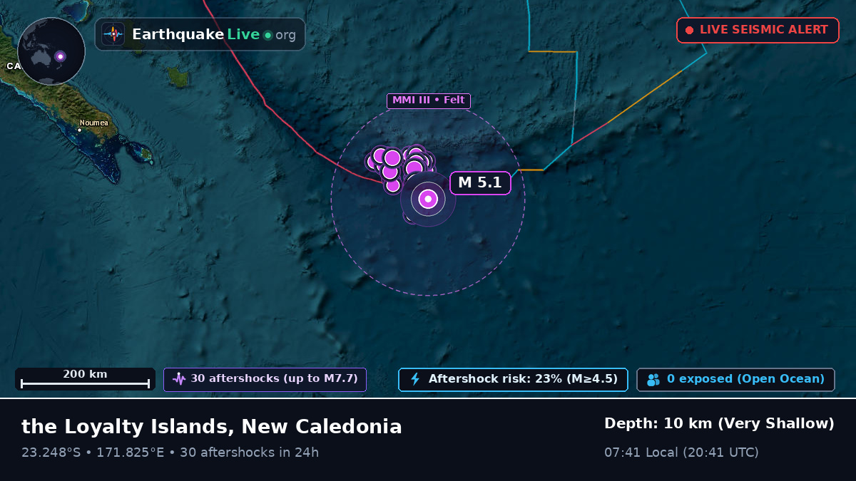 South Pacific Ocean (New Caledonia)