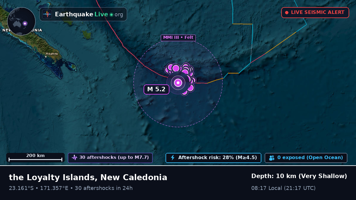 South Pacific Ocean (New Caledonia)