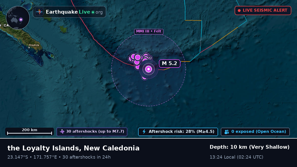 South Pacific Ocean (New Caledonia)