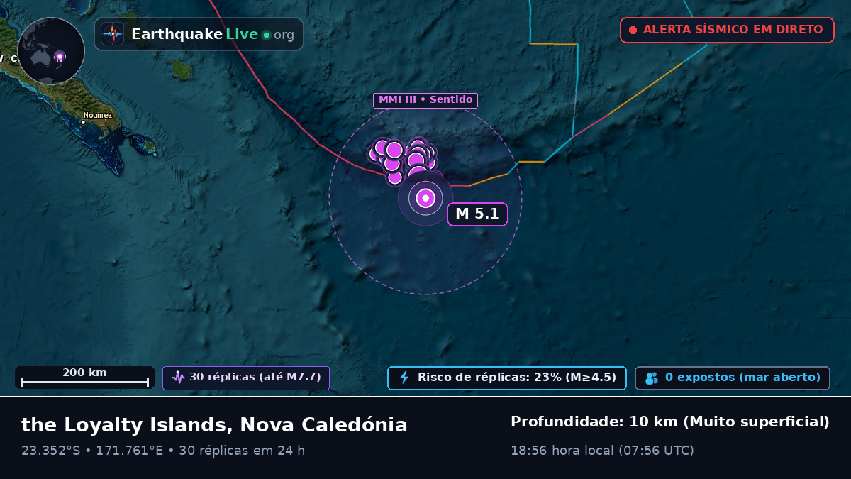 Oceano Pacífico Sul (Nova Caledónia)