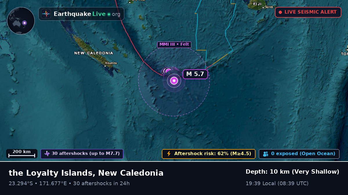 South Pacific Ocean (New Caledonia)