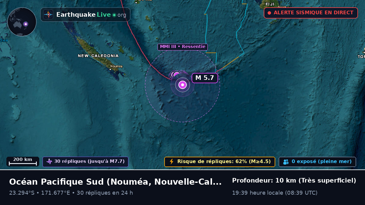 Océan Pacifique Sud (Nouvelle-Calédonie)
