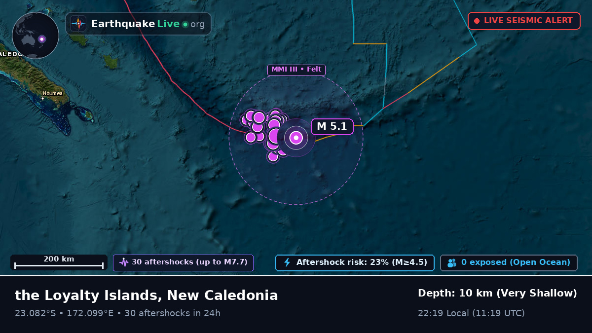 South Pacific Ocean (New Caledonia)