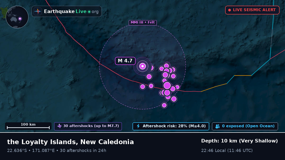 South Pacific Ocean (New Caledonia)
