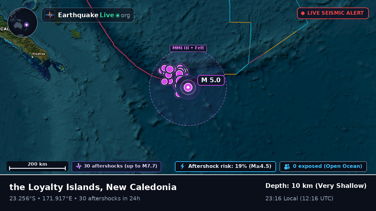 South Pacific Ocean (New Caledonia)