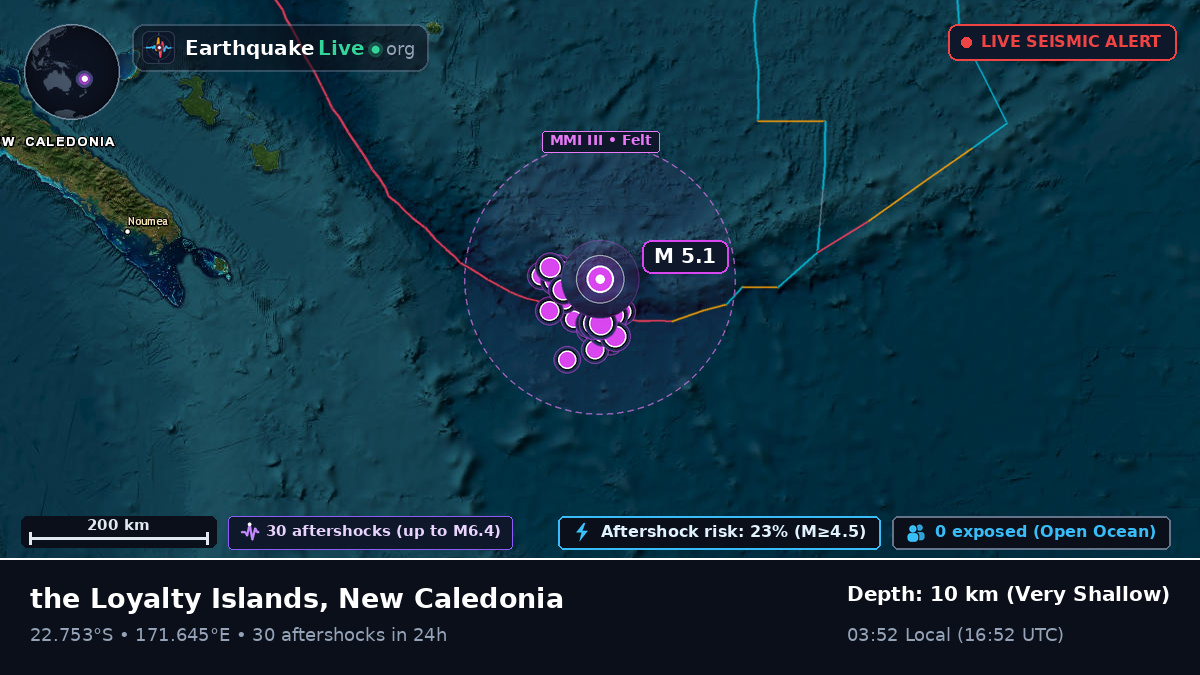 South Pacific Ocean (New Caledonia)