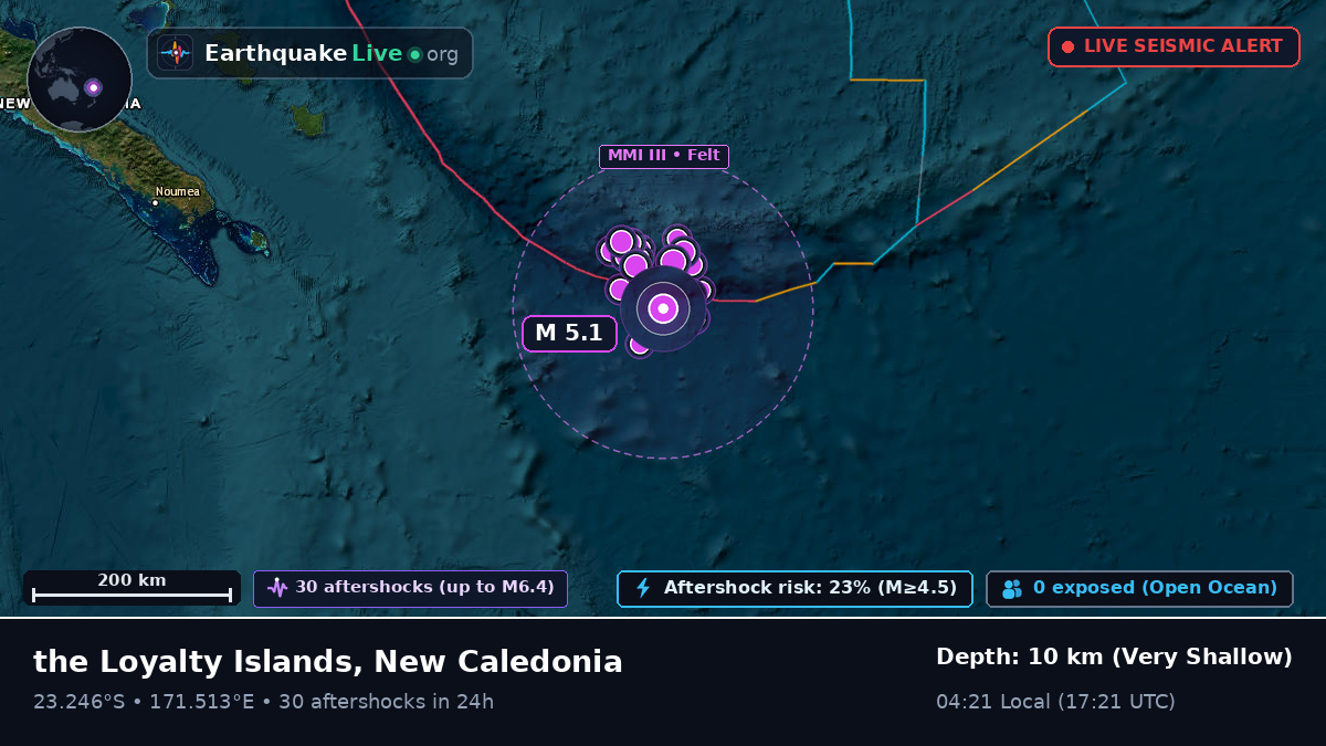 South Pacific Ocean (New Caledonia)