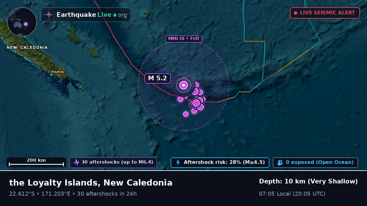 South Pacific Ocean (New Caledonia)