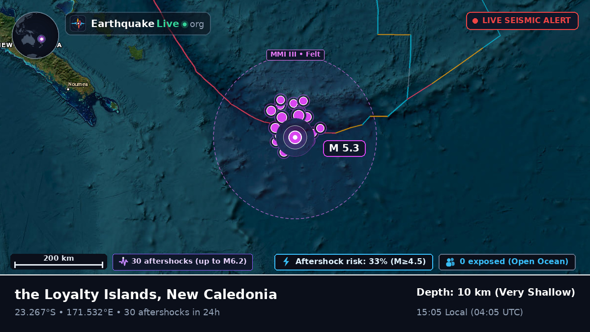 South Pacific Ocean (New Caledonia)