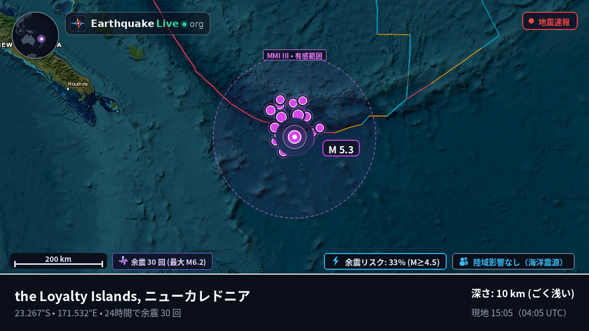 南太平洋 (ニューカレドニア)