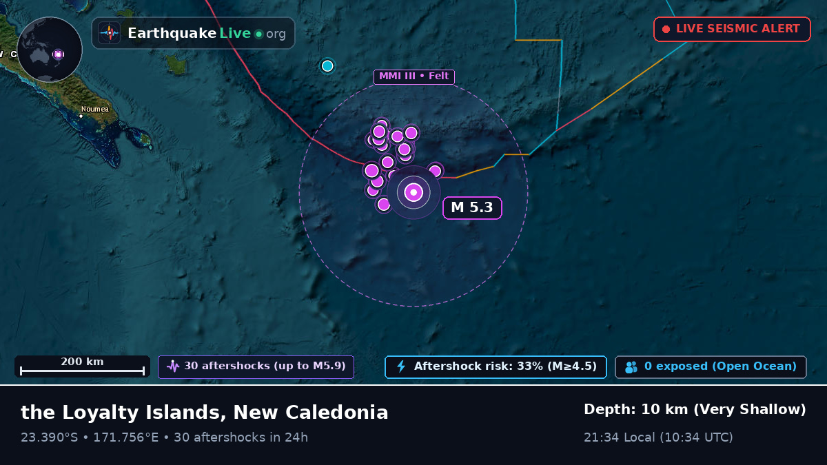 South Pacific Ocean (New Caledonia)