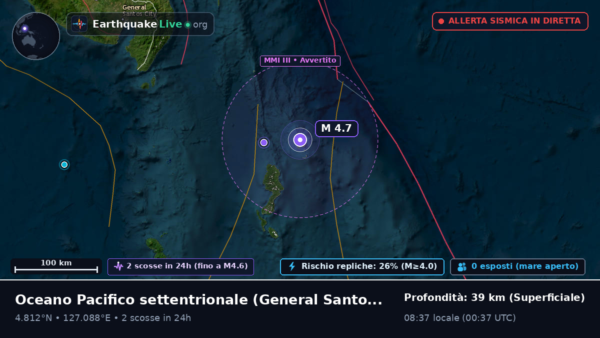 Oceano Pacifico settentrionale (Filippine)