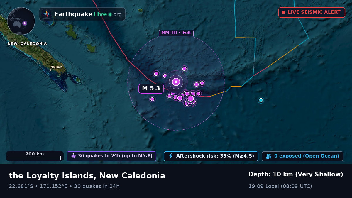 South Pacific Ocean (New Caledonia)