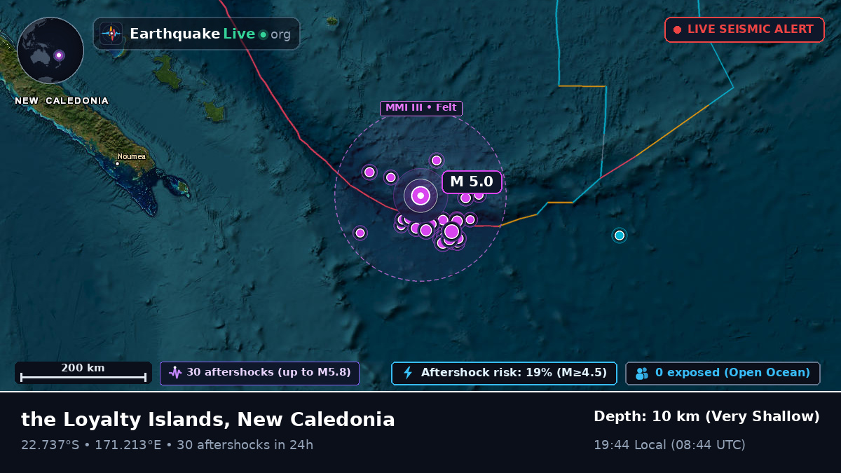 South Pacific Ocean (New Caledonia)