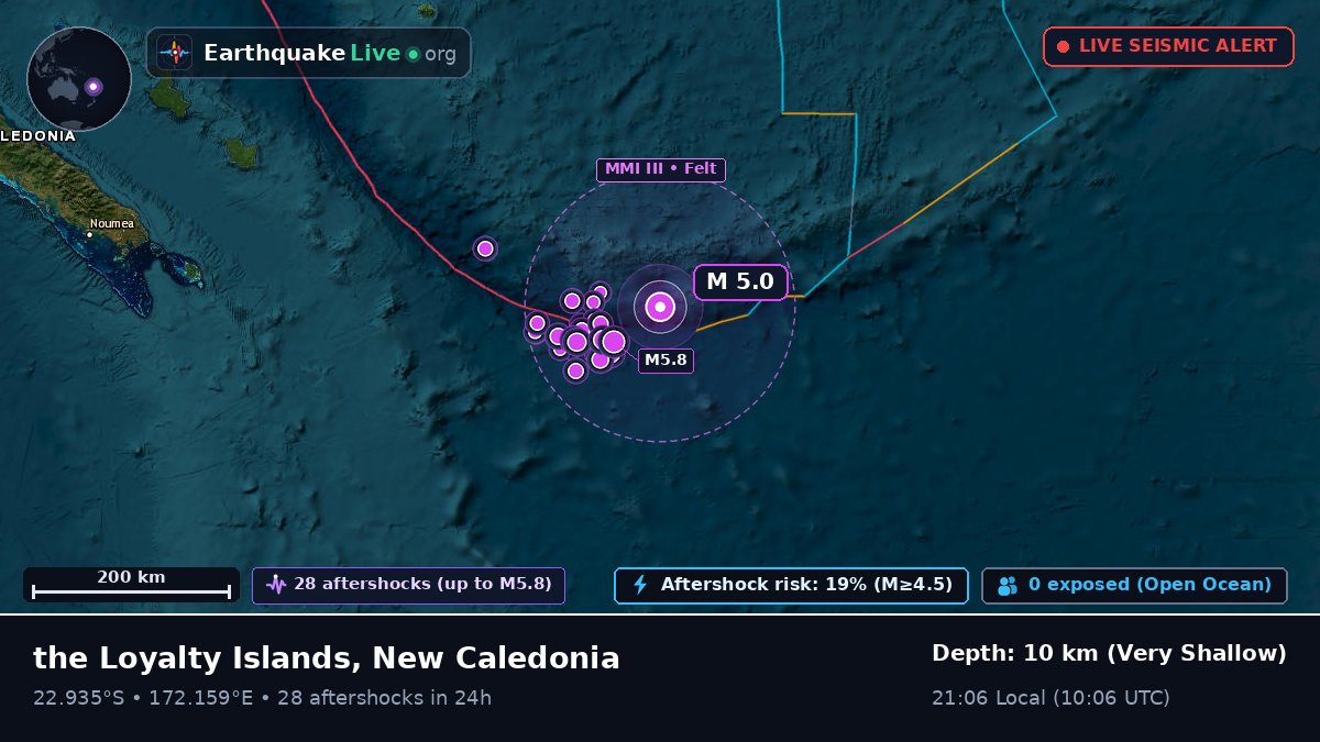 South Pacific Ocean (New Caledonia)