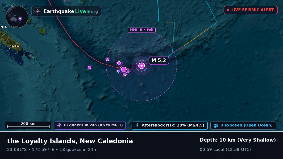 South Pacific Ocean (New Caledonia)