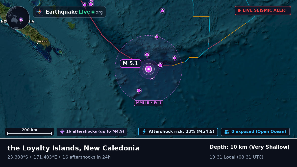 South Pacific Ocean (New Caledonia)