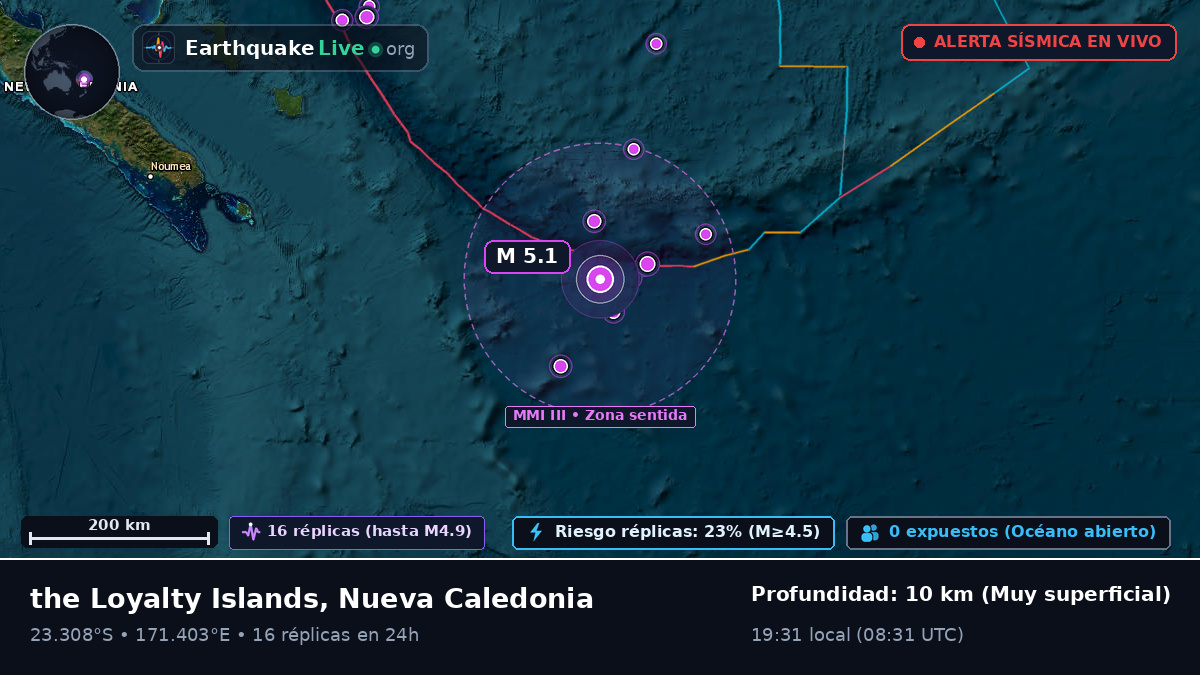 Océano Pacífico Sur (Nueva Caledonia)