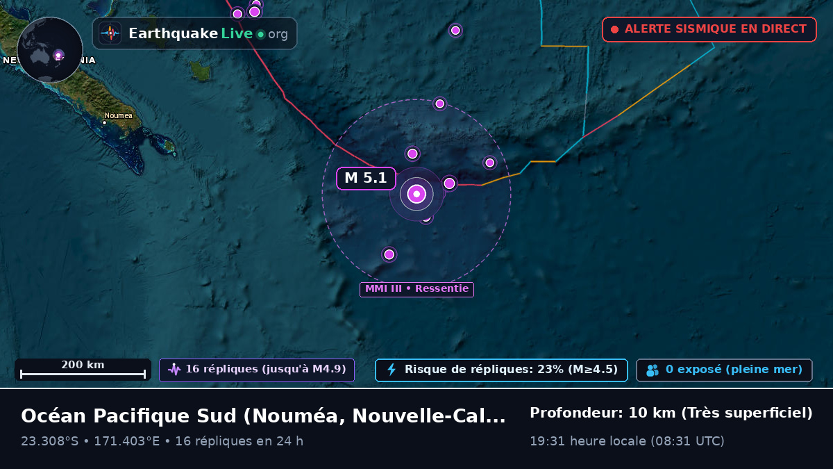 Océan Pacifique Sud (Nouvelle-Calédonie)