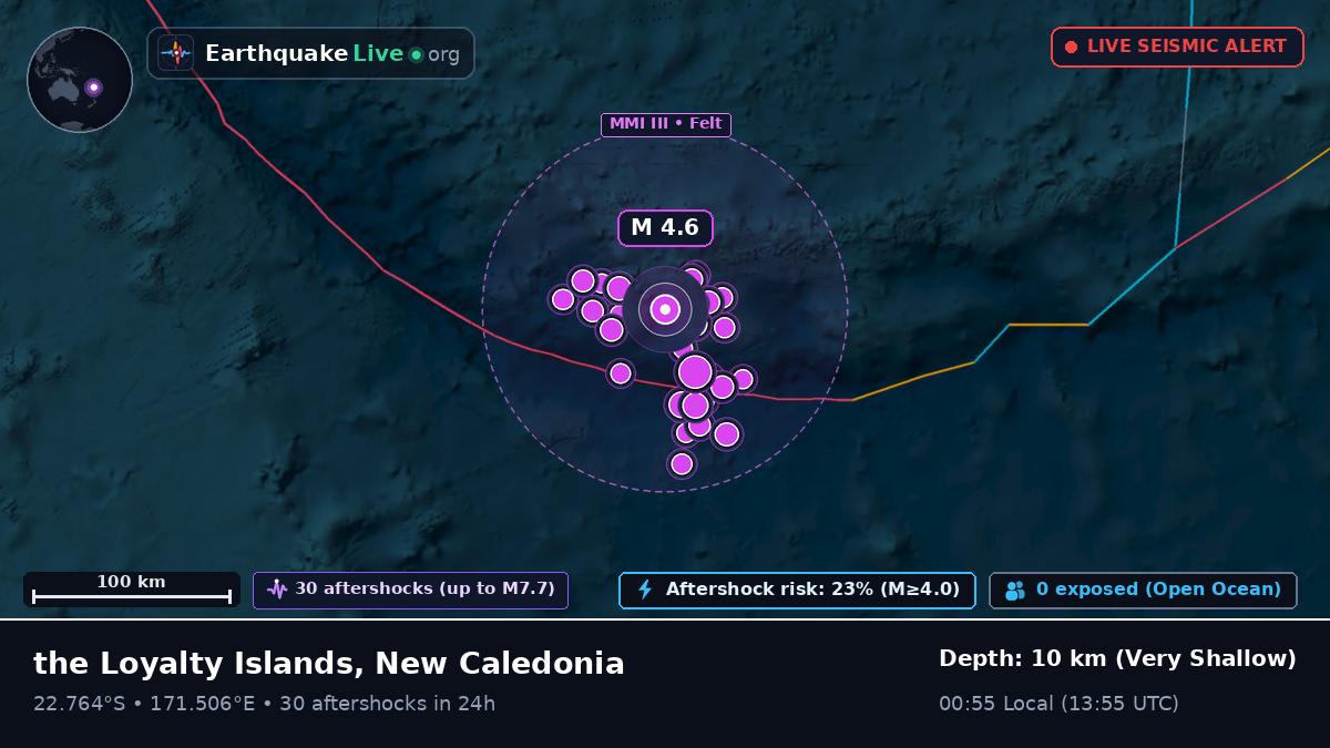 South Pacific Ocean (New Caledonia)