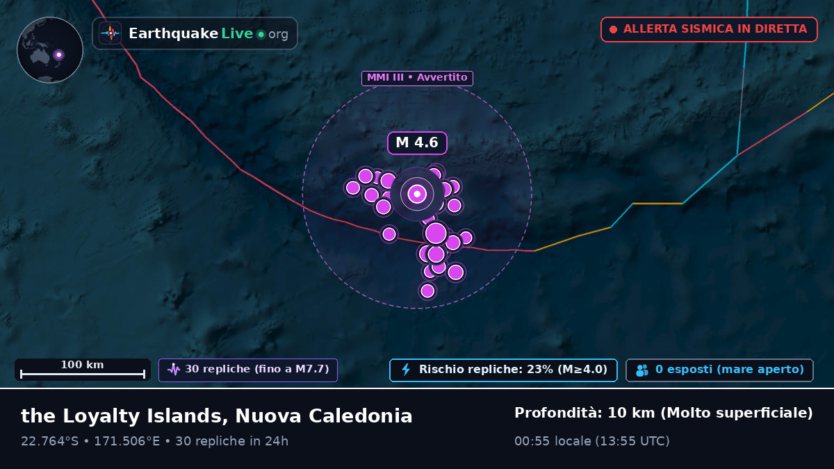 Oceano Pacifico meridionale (Nuova Caledonia)