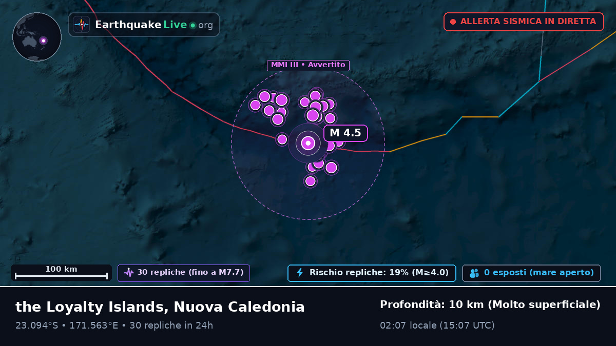 Oceano Pacifico meridionale (Nuova Caledonia)