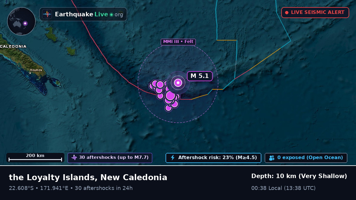 South Pacific Ocean (New Caledonia)