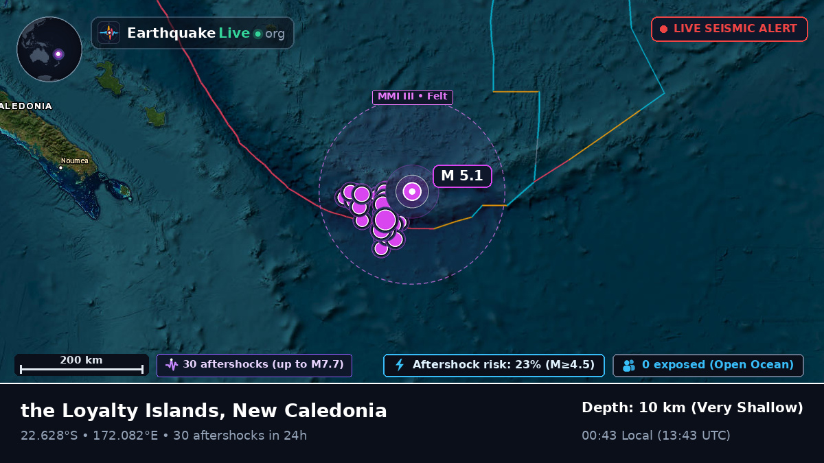 South Pacific Ocean (New Caledonia)