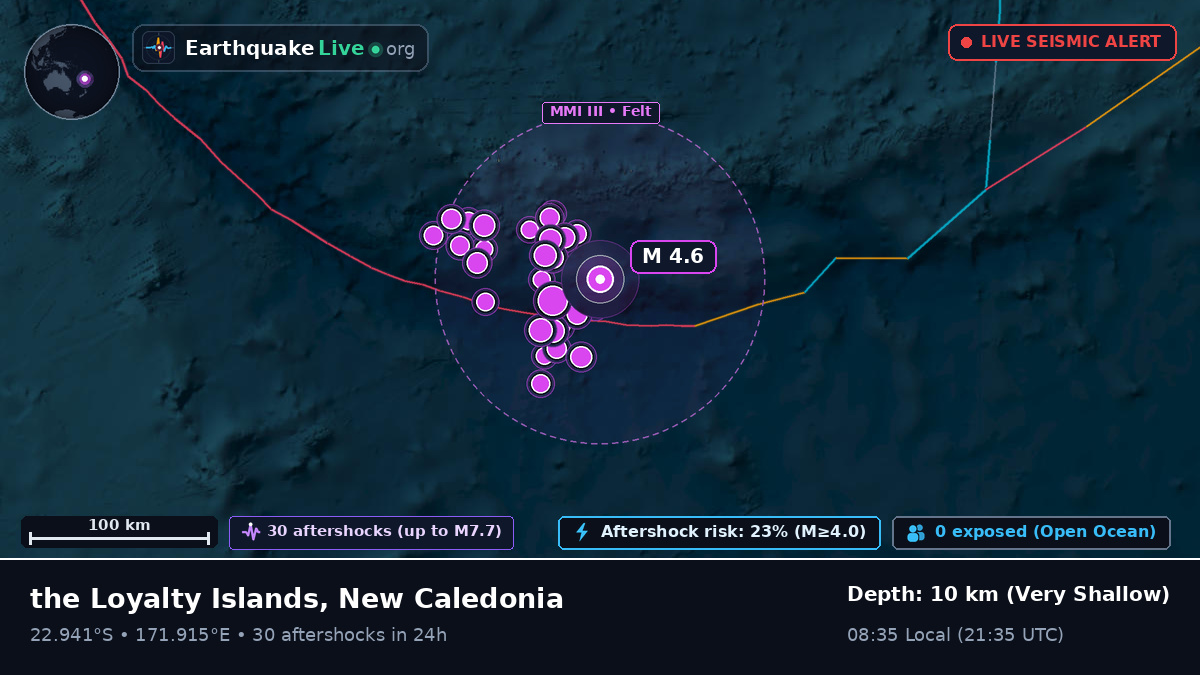 South Pacific Ocean (New Caledonia)