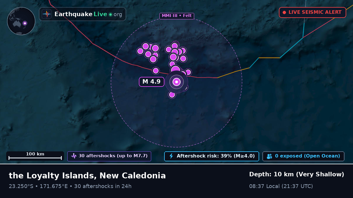 South Pacific Ocean (New Caledonia)