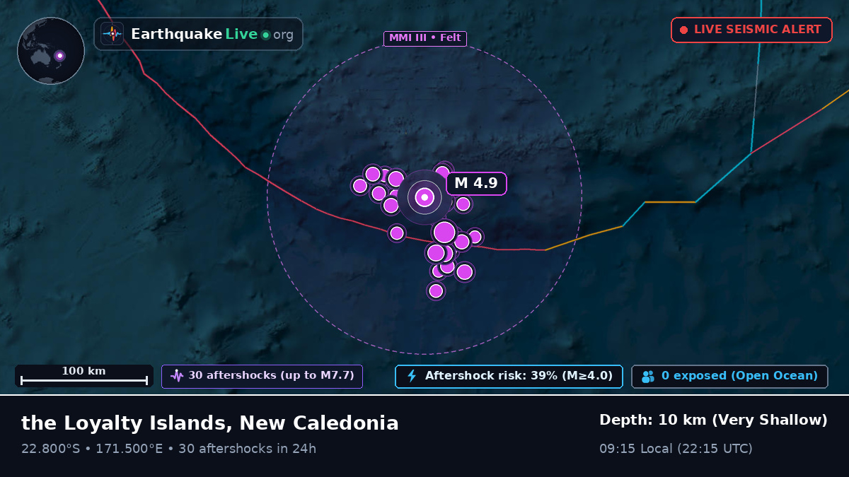 South Pacific Ocean (New Caledonia)