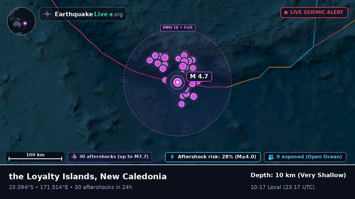 South Pacific Ocean (New Caledonia)