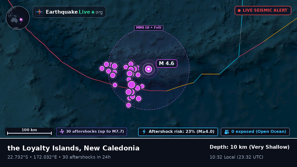 South Pacific Ocean (New Caledonia)