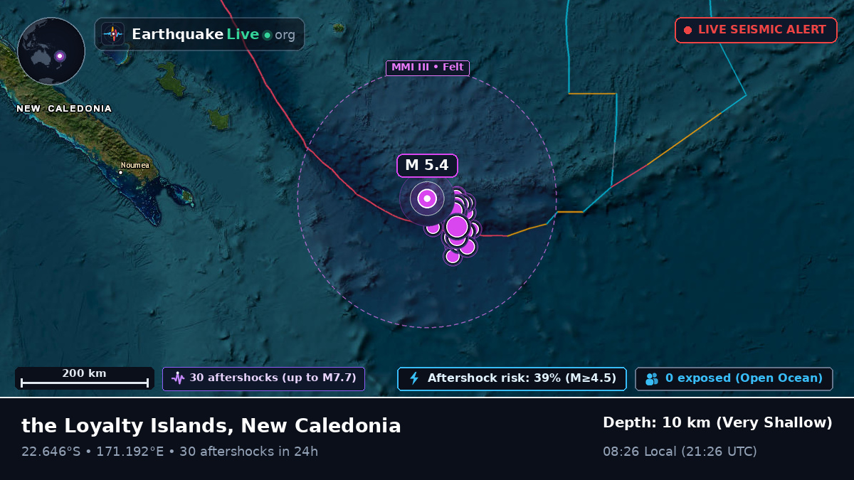 South Pacific Ocean (New Caledonia)