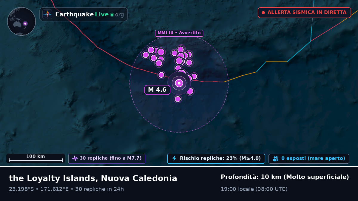 Oceano Pacifico meridionale (Nuova Caledonia)