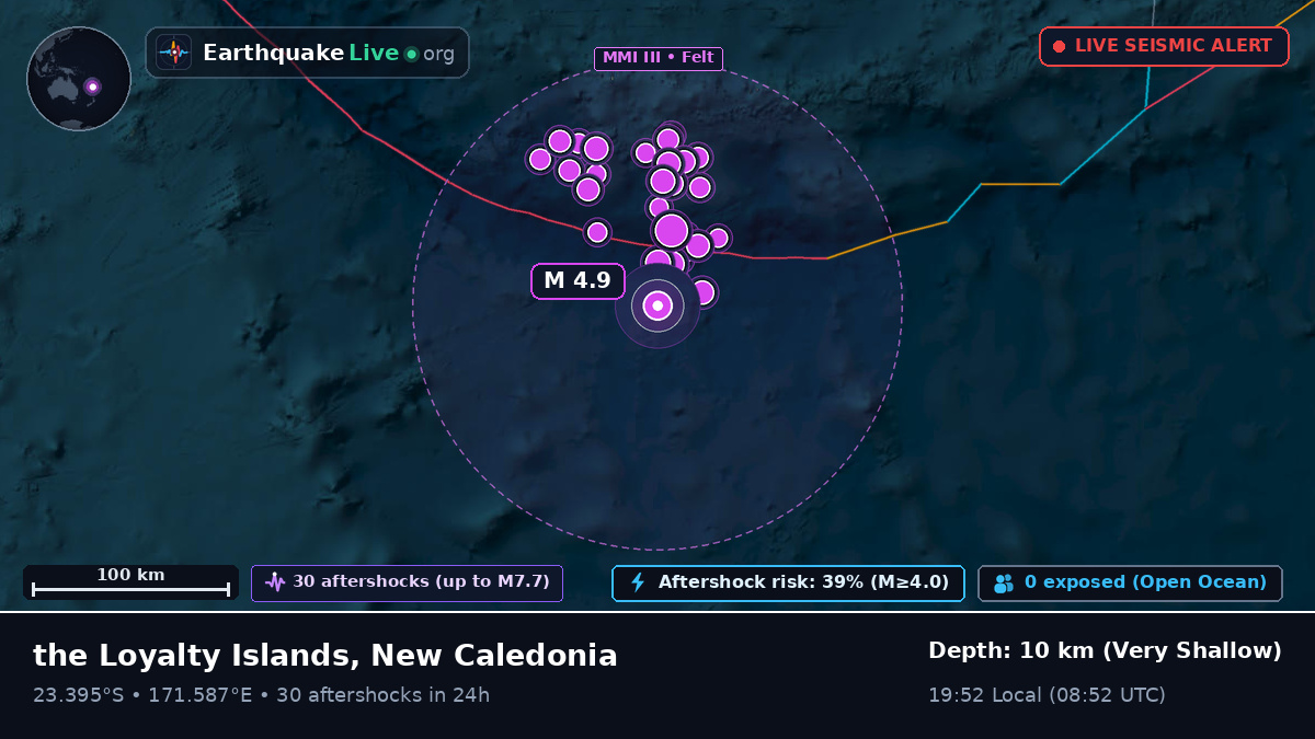 South Pacific Ocean (New Caledonia)