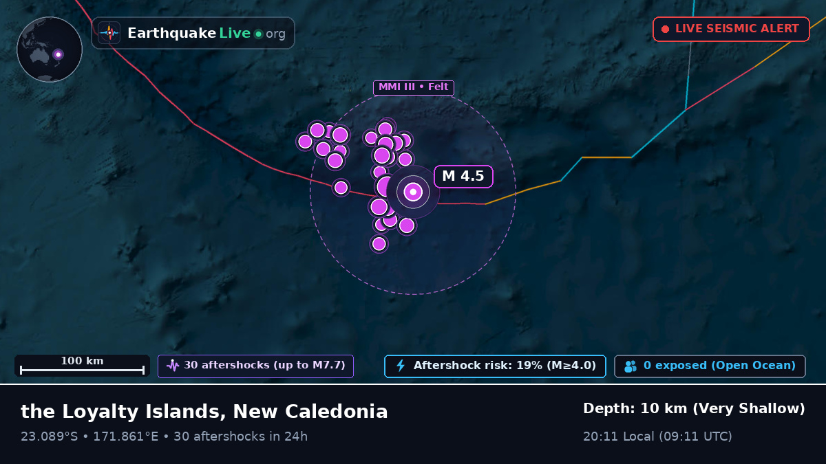 South Pacific Ocean (New Caledonia)