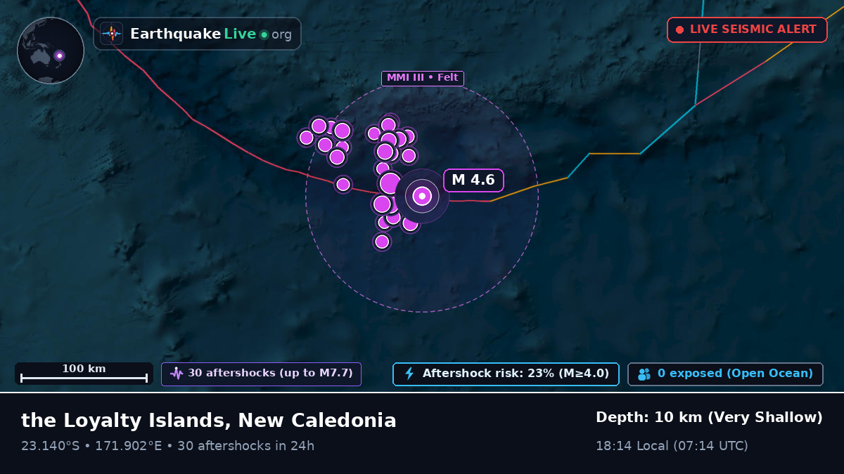 South Pacific Ocean (New Caledonia)