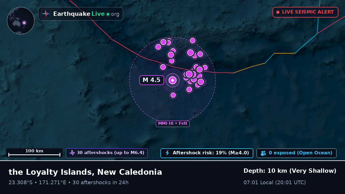South Pacific Ocean (New Caledonia)