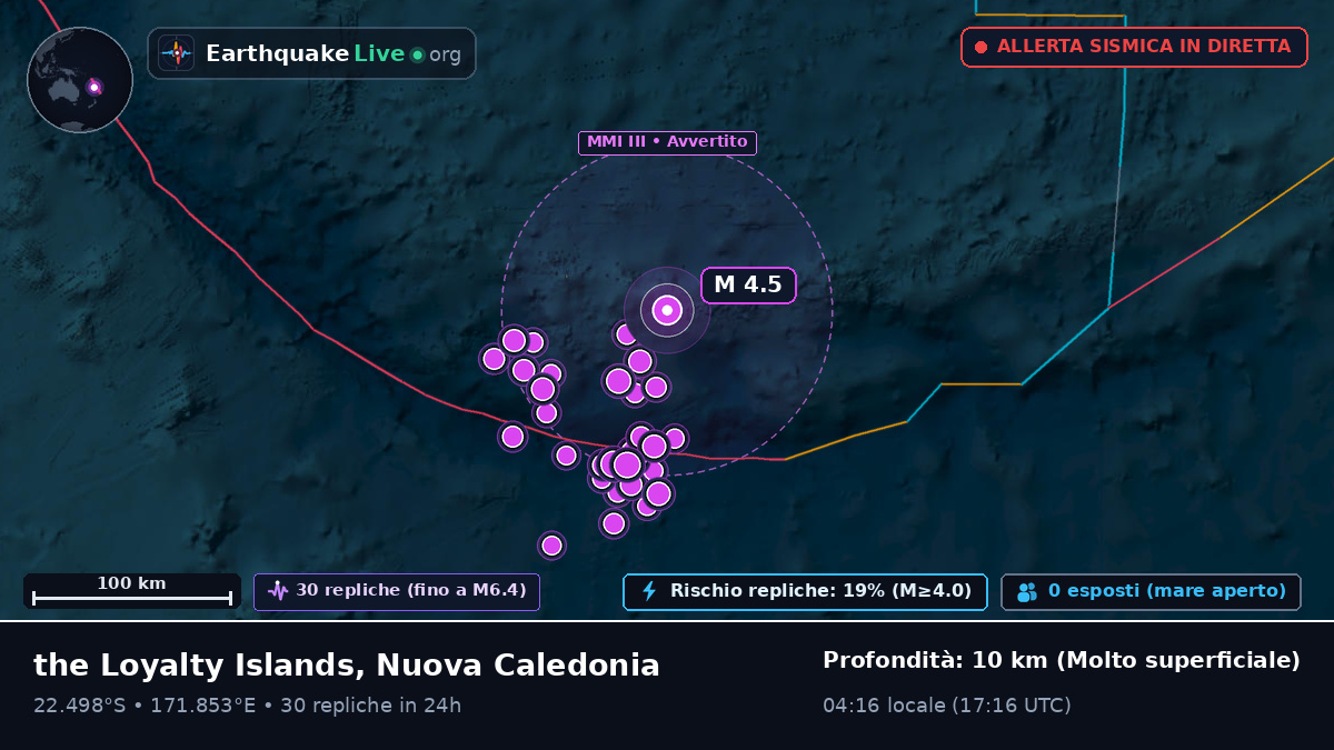 Oceano Pacifico meridionale (Nuova Caledonia)