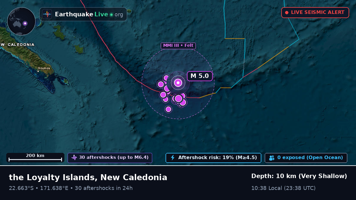 South Pacific Ocean (New Caledonia)