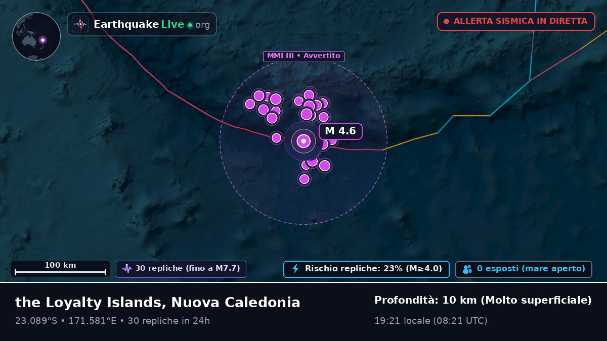 Oceano Pacifico meridionale (Nuova Caledonia)