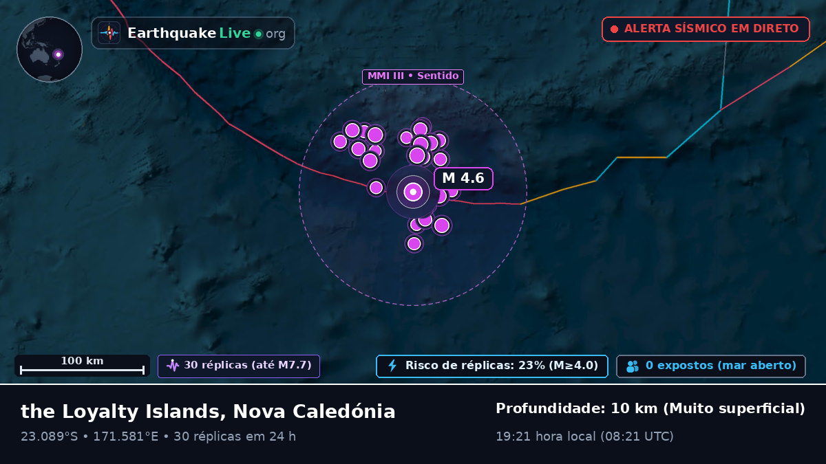 Oceano Pacífico Sul (Nova Caledónia)